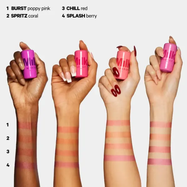 Milk - Cooling Water Jelly Tint Lip + Cheek Blush Stain | 5 g (Berry Splash) - Image 2
