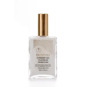 Biosanto - Shimmer Gel Platinum (FOR BODY & HAIR) 100ML